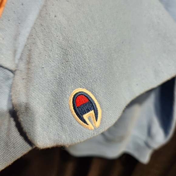 College Of St. Benedict Champion Sweatshirt Crewneck Mens M Powder Blue - Picture 2 of 5